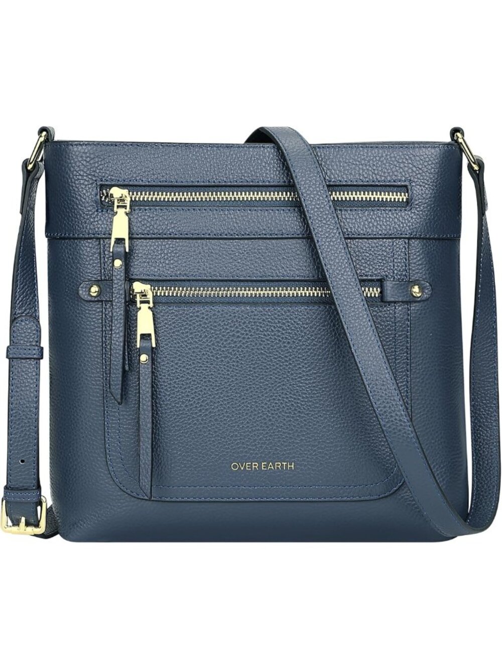 Stylish Leather Crossbody Bag for Women | Multi-Pocket Purse for Everyday Use